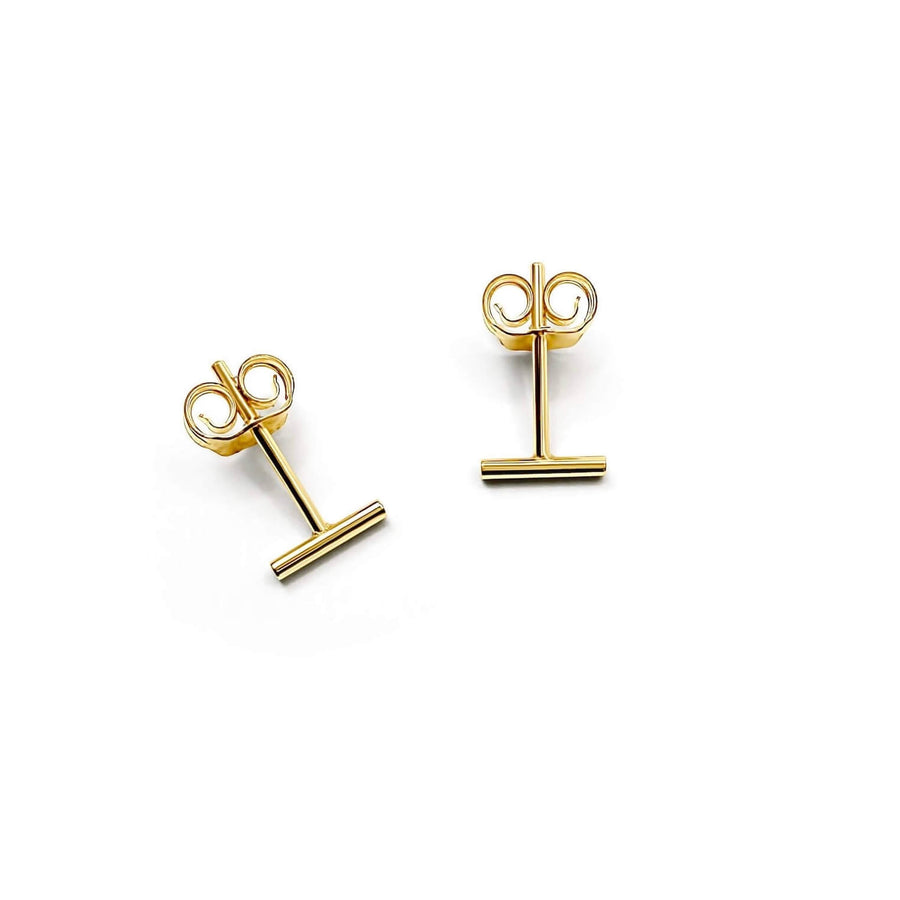 Dainty Bar Stud Earrings