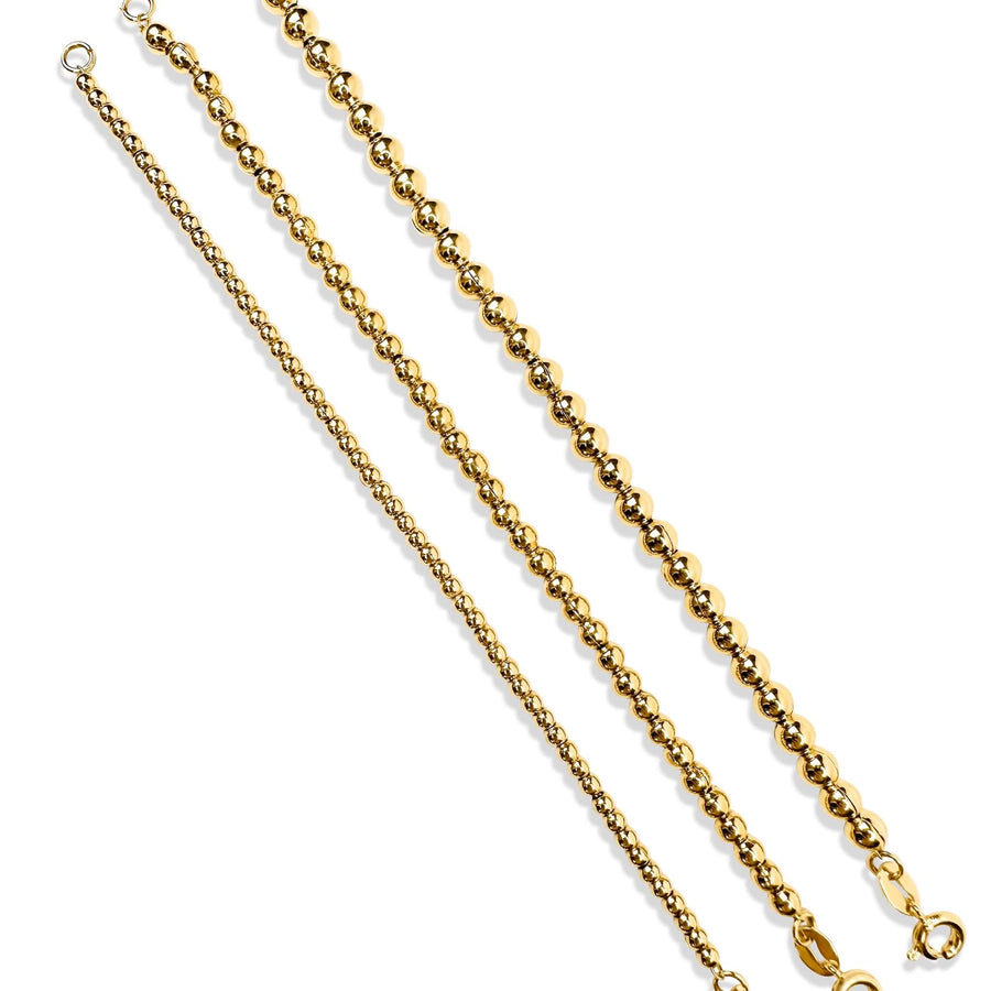 Large Beaded Chain Bracelet