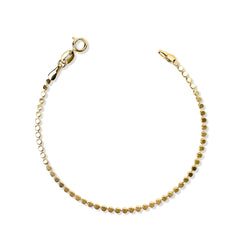 Flat Ball Chain Bracelet