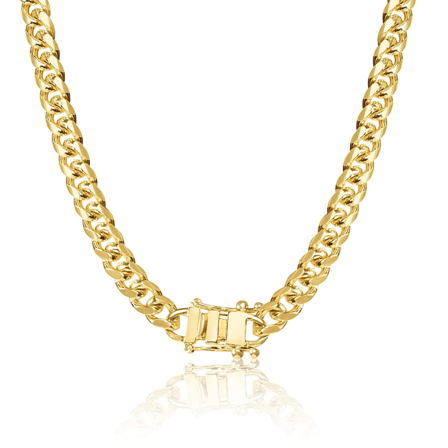 Front Clasp Cuban Chain Necklace