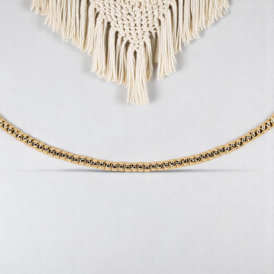 Mini Beaded Choker Necklace