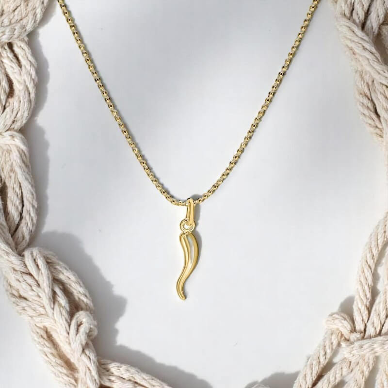 Italian Horn Necklace