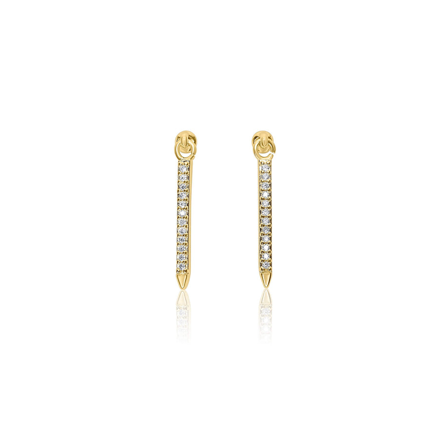 Diamond Spear Earrings