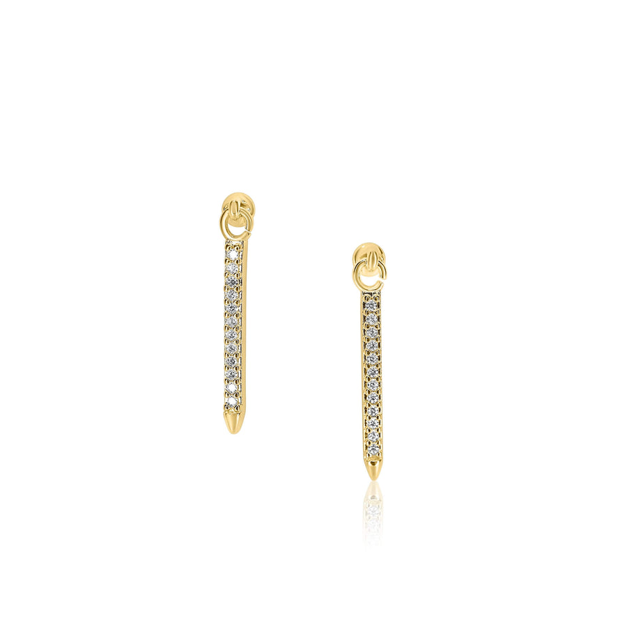 Diamond Spear Earrings