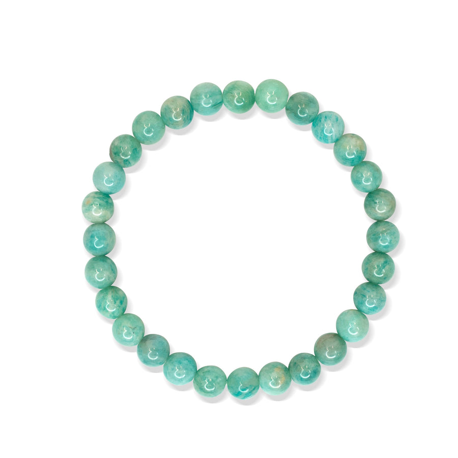 Aqua Amazonite Beaded Bracelet