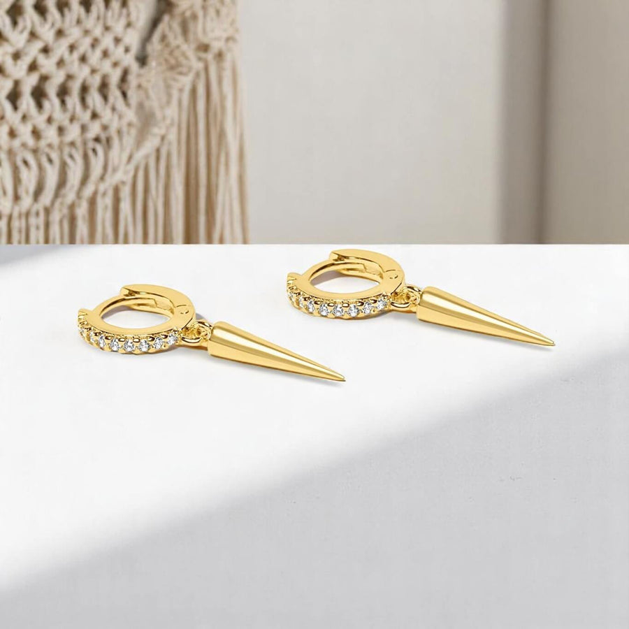 Diamond Spike Earrings