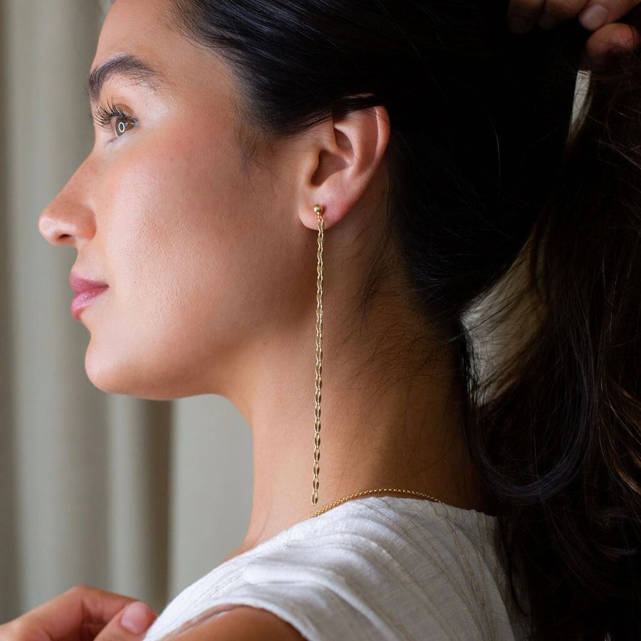 Dripping in Gold Earrings