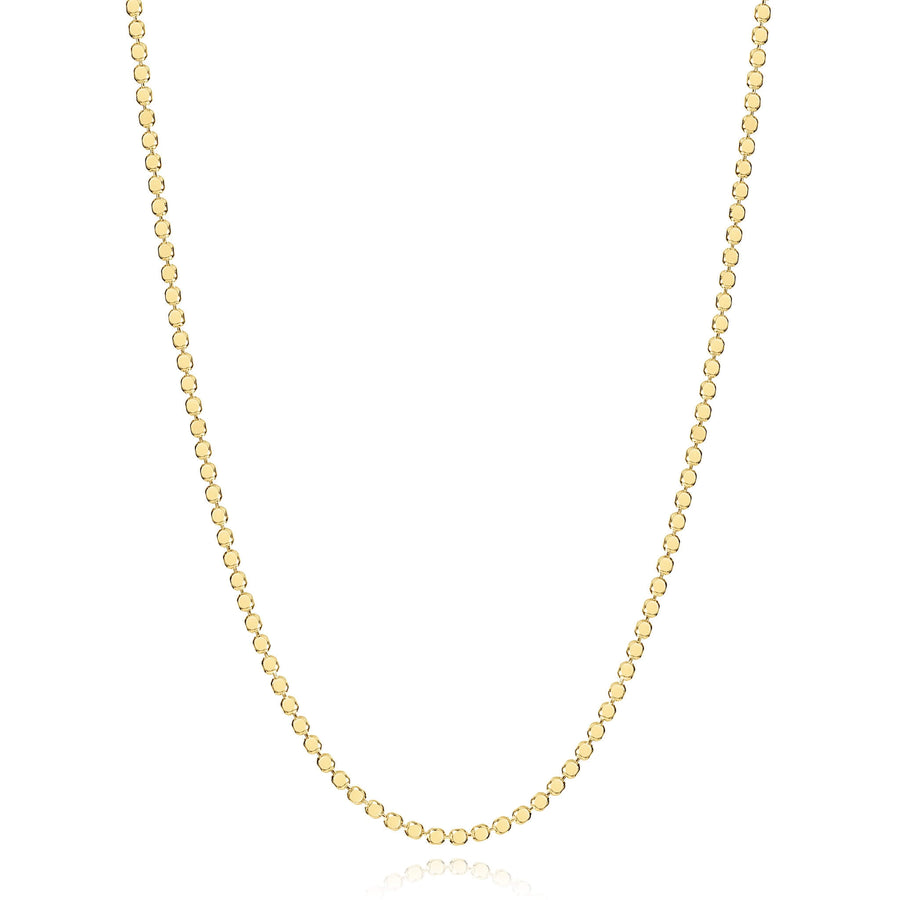 Flat Ball Chain Necklace