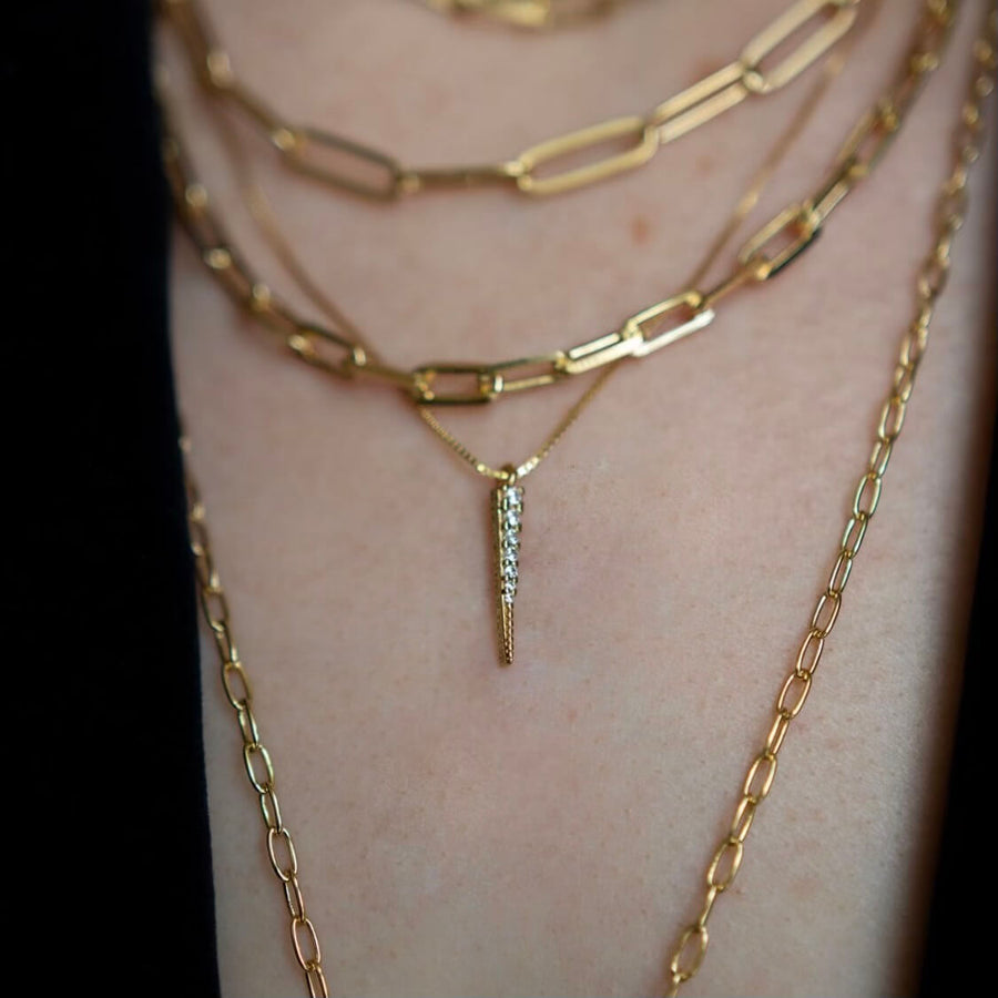Celine Diamond Drop Necklace