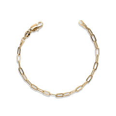 Mini Link Paperclip Chain Bracelet