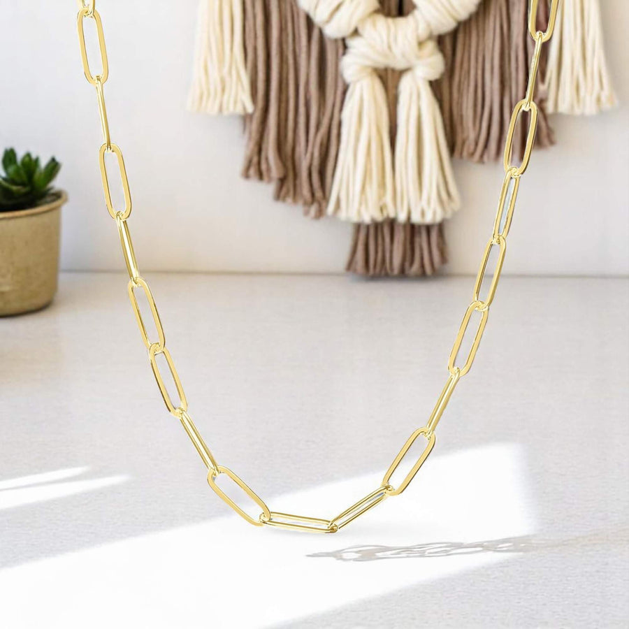 Classic Paperclip Chain Necklace