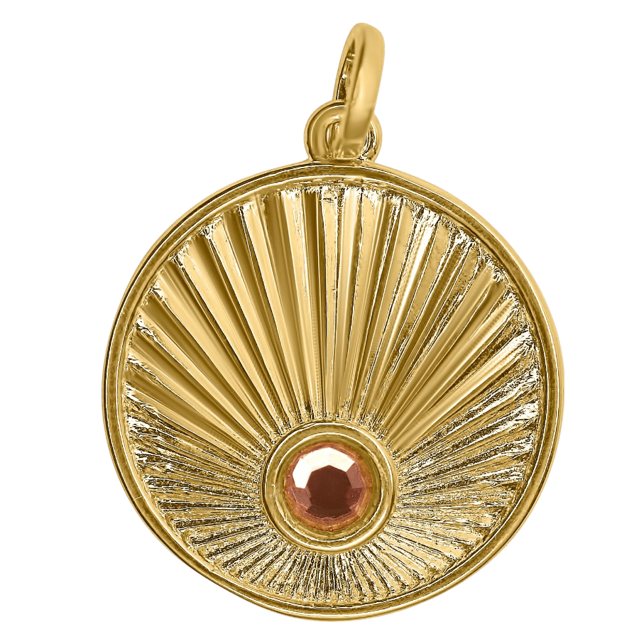 Radiant Rose Quartz Pendant 