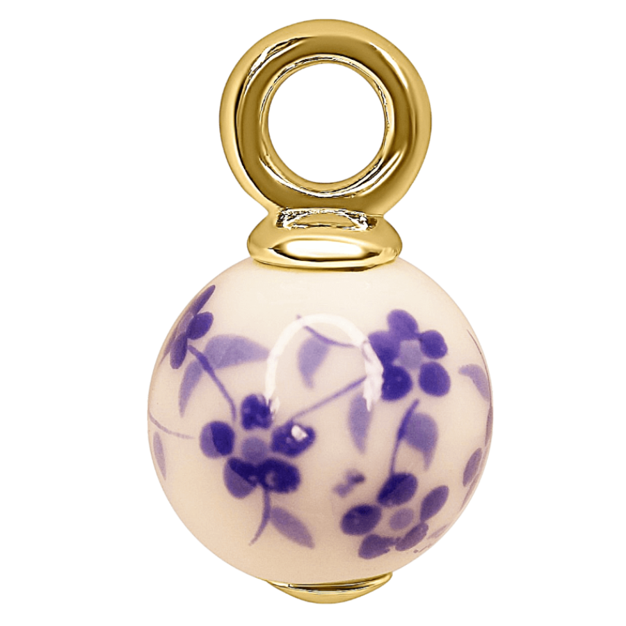 Vintage Blue Tea Time Pendant 