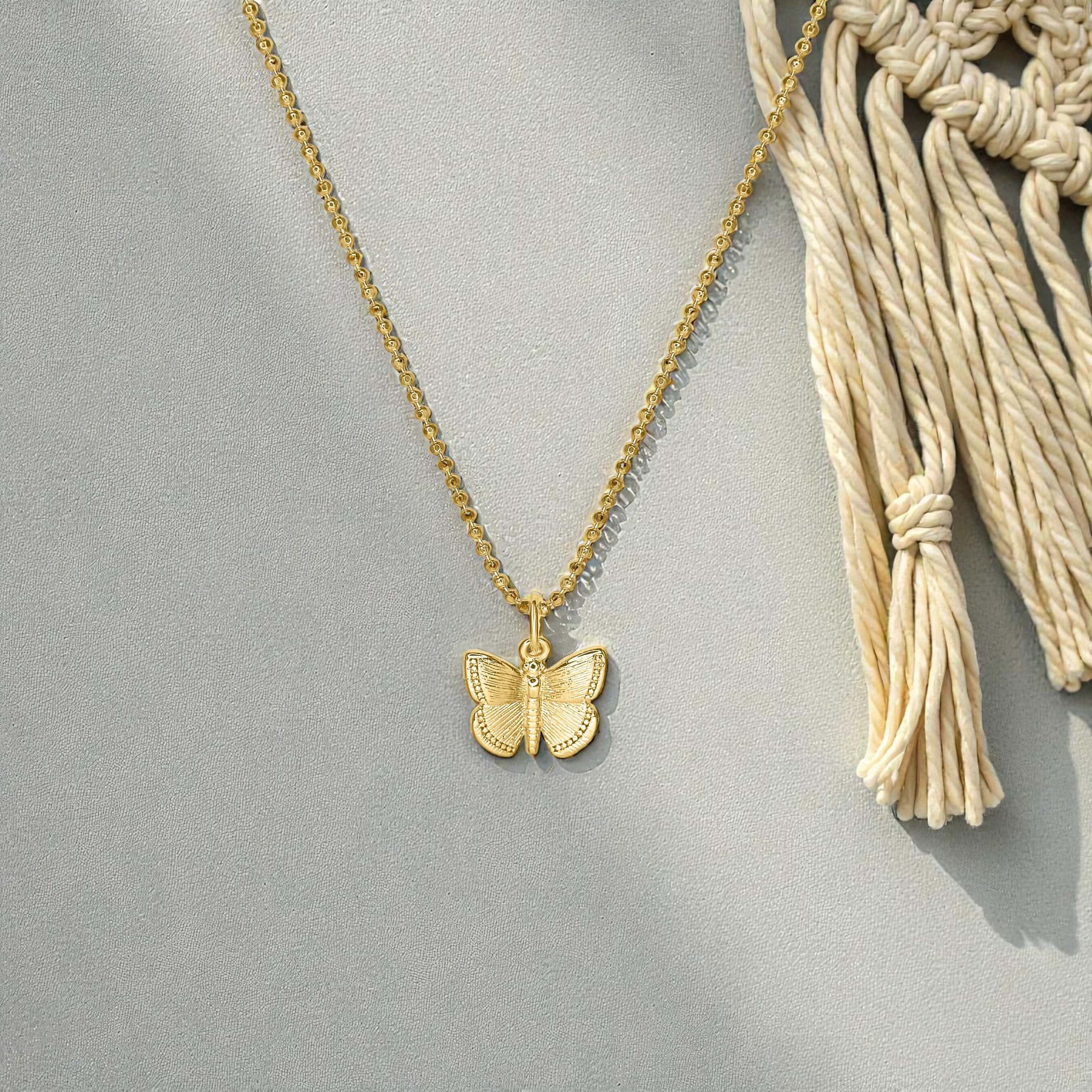 Golden Butterfly Necklace – Nomie