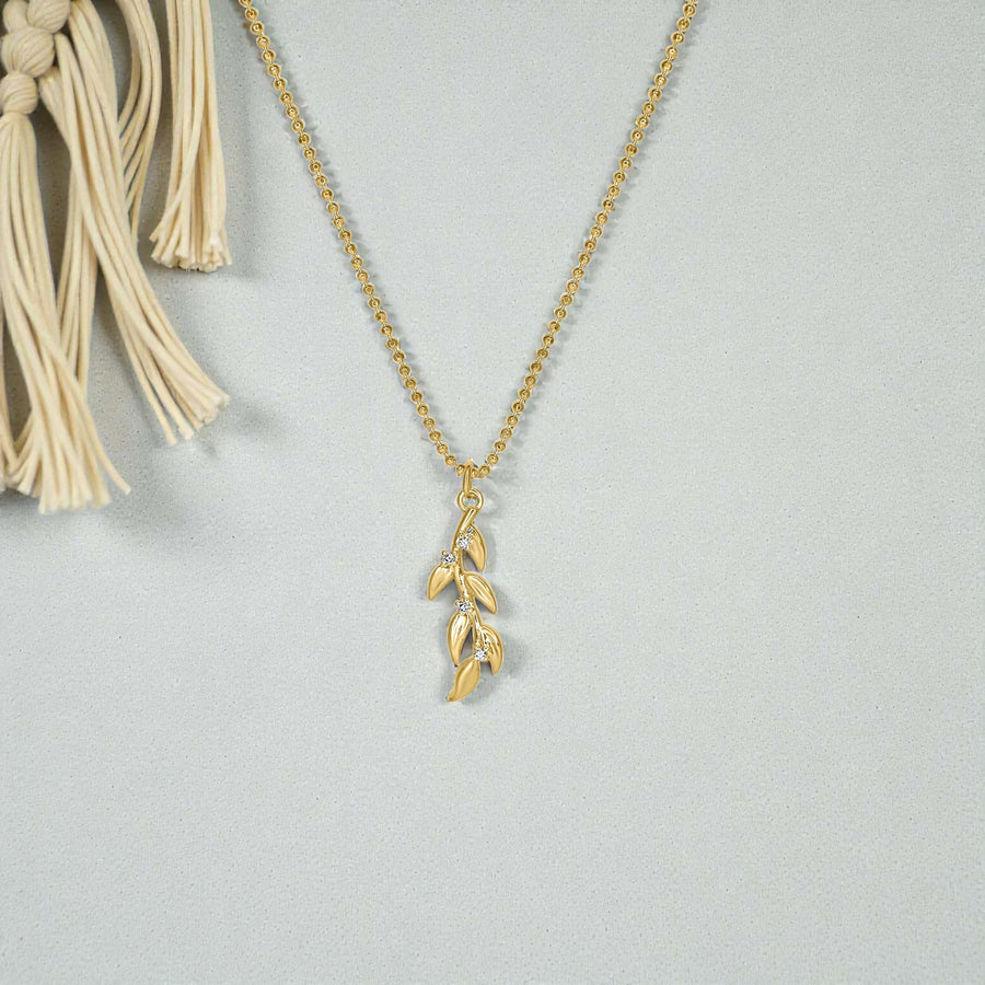 Olive Branch Necklace