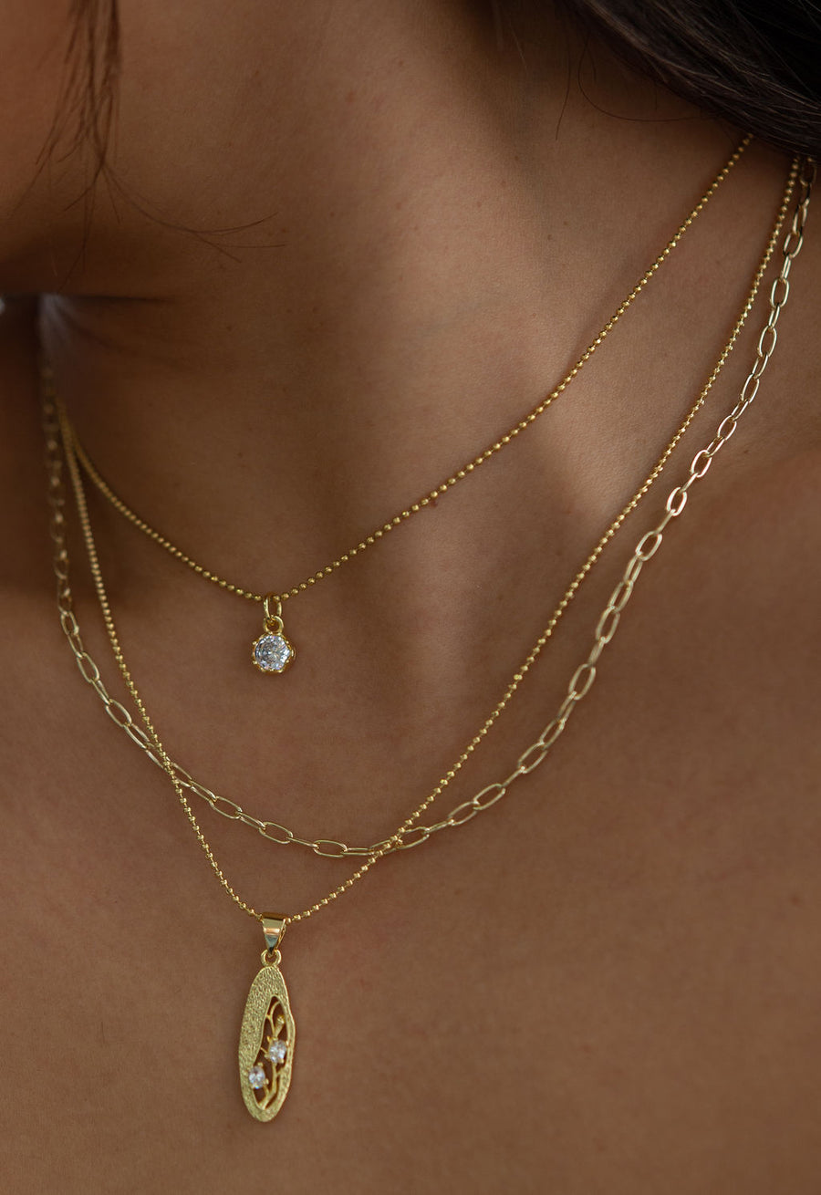 Baroque Diamond Necklace